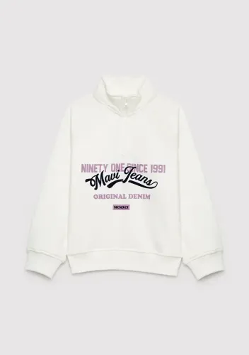 Resim Mavi Kız Çocuk Sweat M7S10191-70057