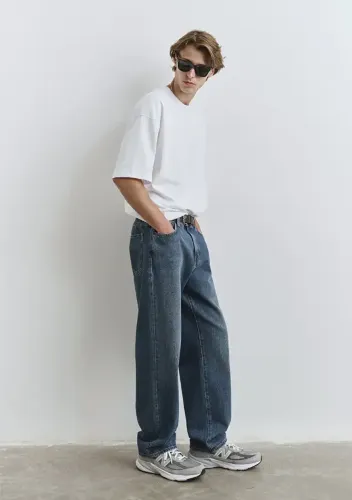 Resim Mavi Mitte Dusty Erkek Jean Pantolon M0010101-90629