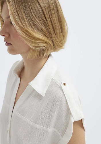 Resim Mavi Kadın Bluz M1211443-70057