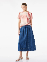 Resim Koton Kadın T-shirt 6SAK50268EK