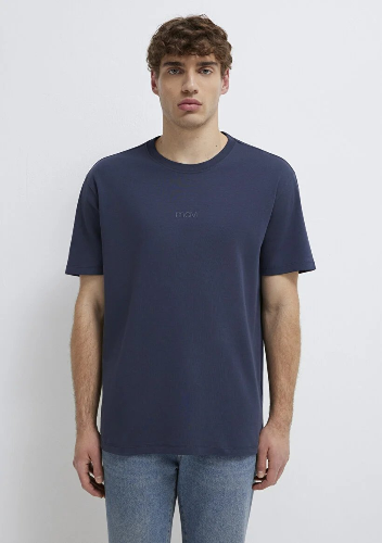 Resim Mavi Erkek T-shirt M0613102-85315