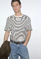 Resim Mavi Erkek T-shirt M0613166-83699