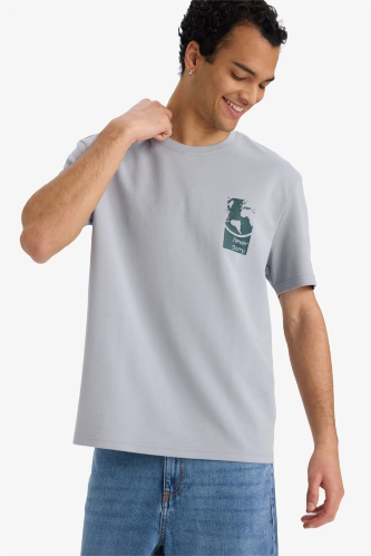 Resim Defacto Erkek T-shirt F8122AX/GR130