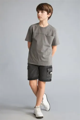 Resim Defacto Erkek Çocuk T-shirt G9417A8/GR309