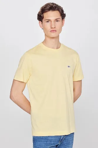 Resim Lee Erkek T-shirt L60UFQ818 Bisiklet Yaka