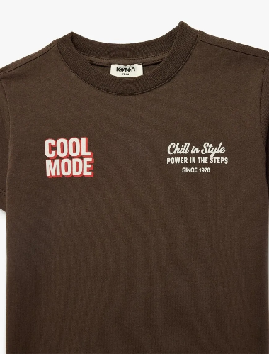 Resim Koton Erkek Çocuk T-shirt 6SKB10423TK