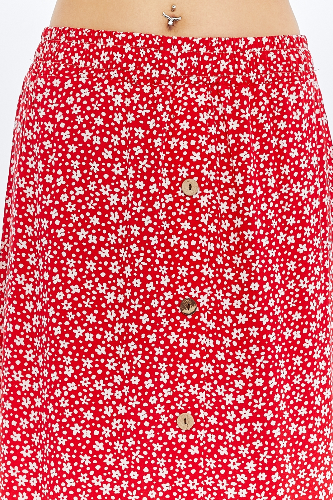 Resim Viole&More Kadın Etek Uzun Önden Düğmeli