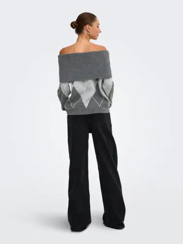 Resim Only Onlalıvıa Ls Off Shoulder Knt Kadın Kazak 15383895
