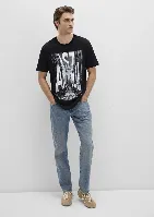 Resim Mavi Galata İstanbul Erkek T-Shirt M067053-900