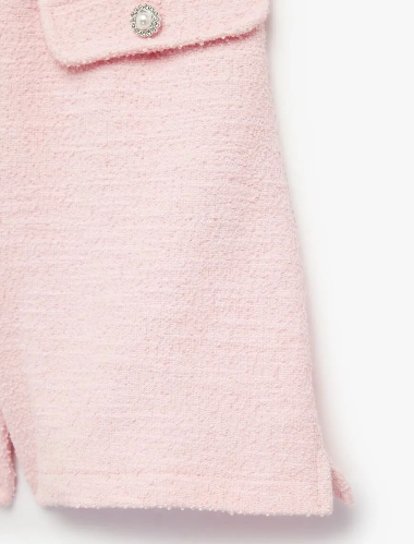 Resim Koton Kız Çocuk Kot&Kanvas Şort 6SKG40065AK