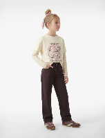 Resim Koton Kız Çocuk T-shirt 6SKG10156AK