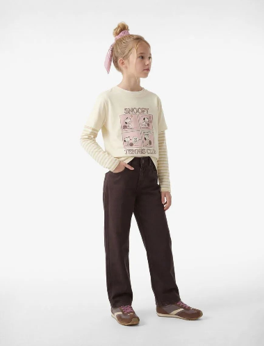 Resim Koton Kız Çocuk T-shirt 6SKG10156AK