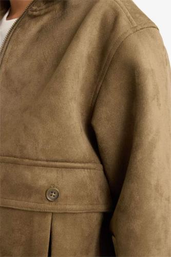 Resim Defacto Erkek Çocuk Deri Mont F6244A8/KH260