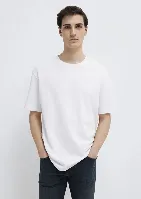 Resim Mavi Erkek T-shirt M0611596-620