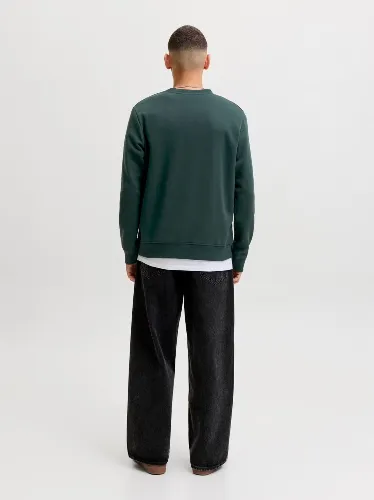 Resim Jack & Jones Jjaero Sweat Crew Neck Erkek Sweat 12298492