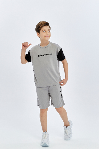 Resim Yenikoza Erkek Çocuk Şort Takım