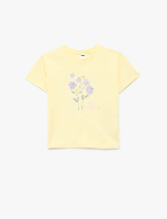 Resim Koton Kız Bebek T-shirt 6SMG10048AK