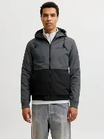 Resim Jack & Jones Jjerush Hood Bomber Noos Erkek Mont 12200208