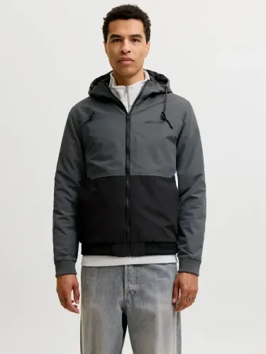 Resim Jack & Jones Jjerush Hood Bomber Noos Erkek Mont 12200208