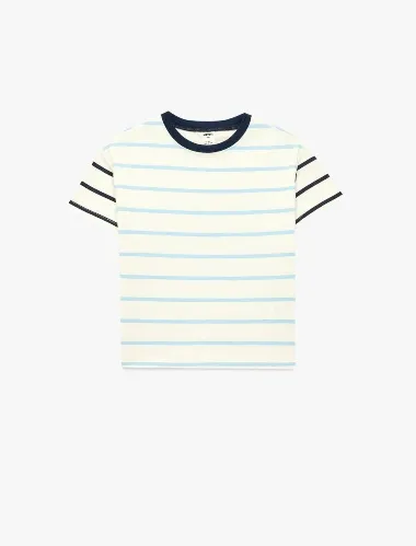 Resim Koton Erkek Bebek T-shirt 6SMB10158TK