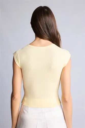 Resim Defacto Kadın T-Shirt F0685Ax/Yl149