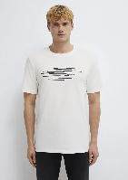 Resim Mavi Erkek T-shirt M0613131-70057