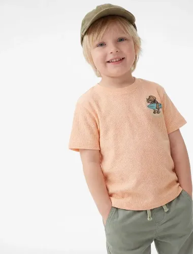 Resim Koton Erkek Bebek T-shirt 6SMB10202TK