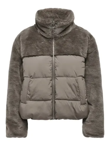 Resim Only Onlwanja Fur Puffer Mıx Jacket Noos Otw Kadın Mont 15292945