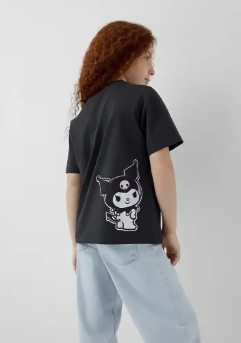 Resim Mavi Kız Çocuk T-shirt M7610474-70087