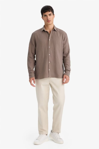 Resim Defacto Erkek  Uzun Kol Gömlek F9275AX/BN534