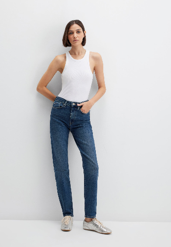 Resim Mavi Star Kadın Jean Pantolon M101077-90534