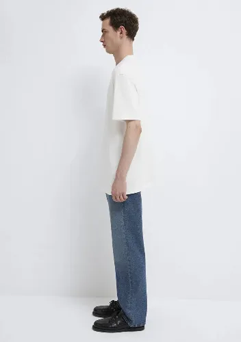 Resim Mavi Erkek T-shirt M0613102-80194