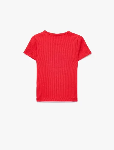 Resim Koton Kız Bebek T-shirt 6SMG10174AK