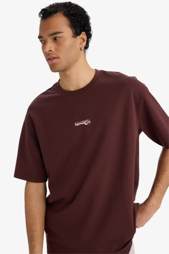 Resim Defacto Erkek T-shirt F9686AX/BN496