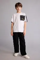 Resim Defacto Erkek Çocuk T-shirt H2692A8/WT34
