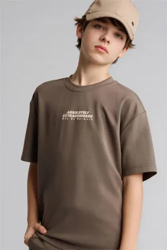 Resim Defacto Erkek Çocuk T-shirt H3041A8/KH487