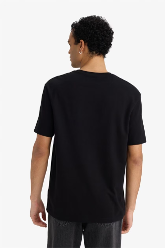 Resim Defacto Erkek T-shirt F8122AX/BK81