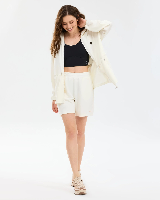 Resim Skechers  W Soft Touch Regular Sweatshort Kadın Şort S2610036-3855