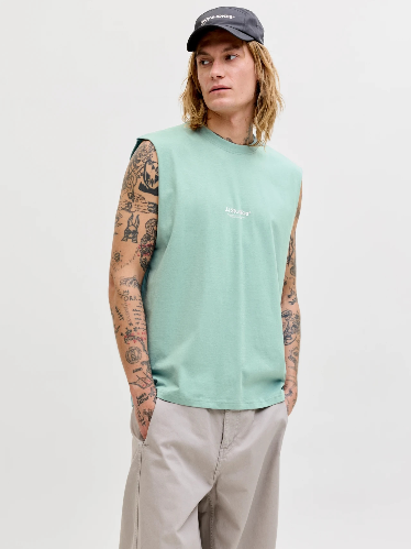 Resim Jack & Jones Jjesoho Sleeveless Tee Sn Erkek T-shirt 12288001