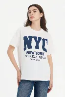 Resim Defacto Kadın T-shirt G5909AX/WT32