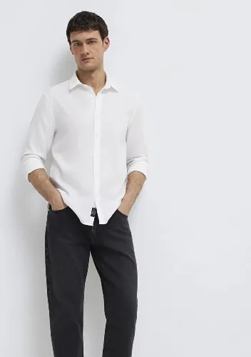 Resim Mavi Uzun Kol Erkek Gömlek M0211656-620