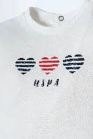 Resim U.S. Polo Assn Bebek Kız Bebek Şort Takım USB2971