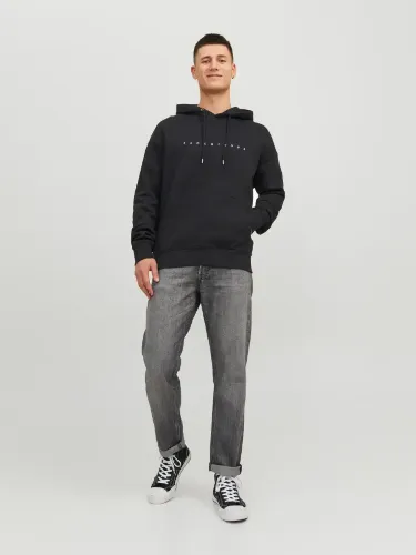 Resim Jack & Jones Jjestar Jj Sweat Hood Noos Erkek Sweat 12233972