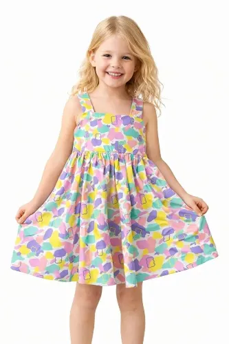 Resim Yenikoza Kız Çocuk Elbise / Tulum