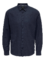 Resim Only & Sons Onscaiden Life Ls Solid Linen Shirt Noos Erkek Gömlek 22012321
