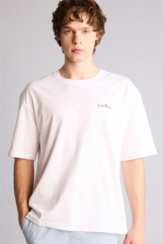 Resim Defacto Erkek T-shirt H2472AX/WT34