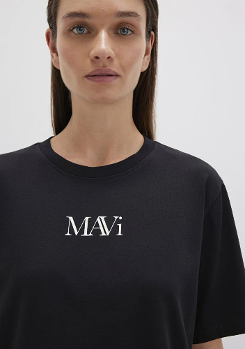 Resim Mavi Logo Kadın T-Shirt M1611594-900