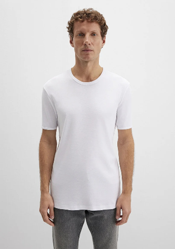 Resim Mavi  Erkek T-Shirt M063747-620