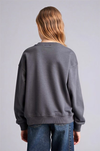 Resim Defacto Kız Çocuk Sweat E6759A8/AR58