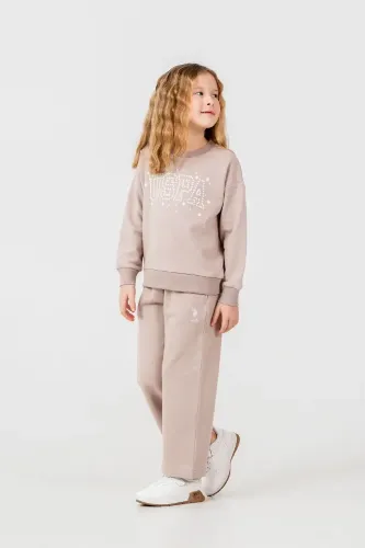 Resim U.S. Polo Assn Kids Kız Çocuk Sweat Takım US2718-G